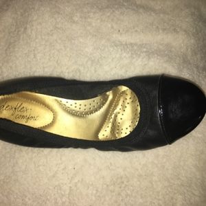 Black Comfort Wedges Size 6